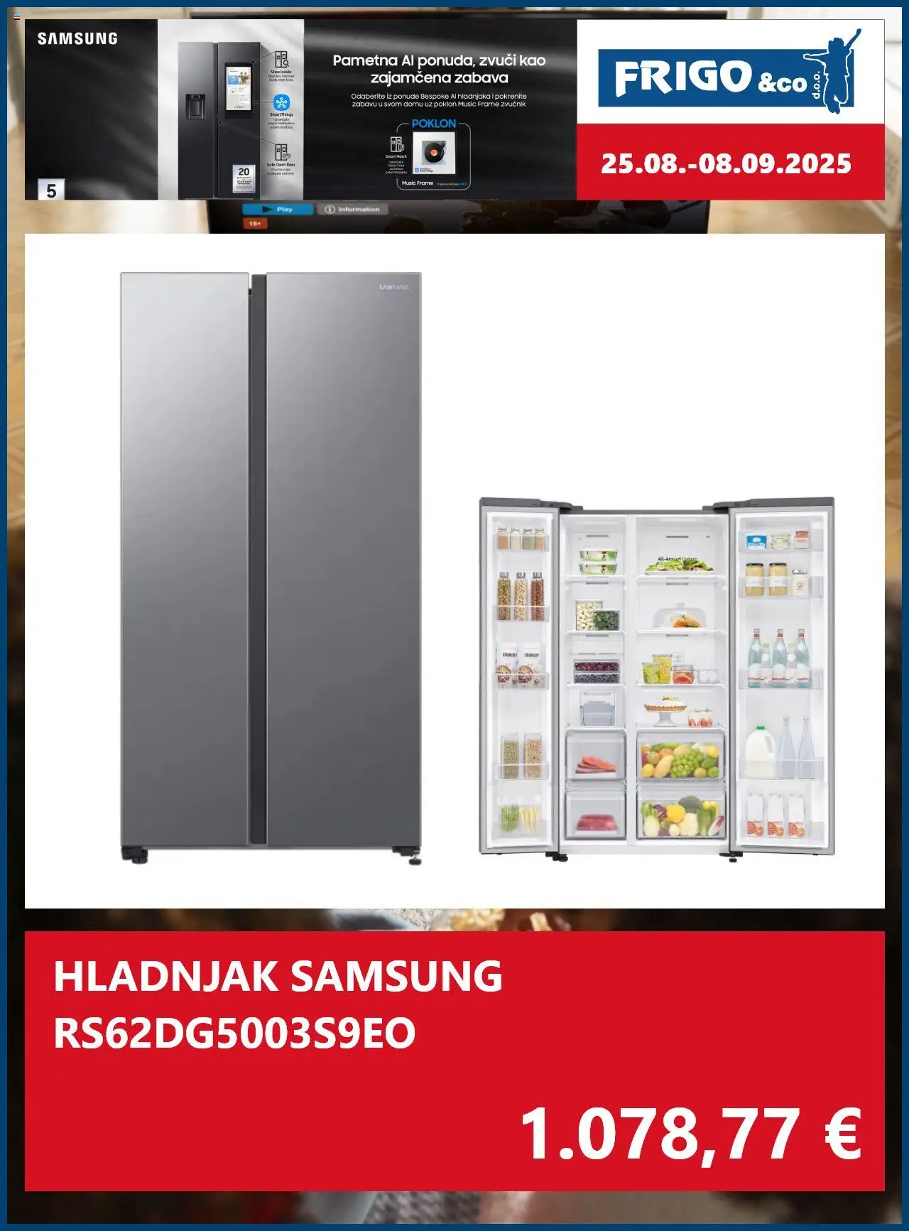 FRIGO & Co. katalog | vrijedi od 25.08.2025 | Stranica: 7 | Proizvodi: Zvučnik, Hladnjak