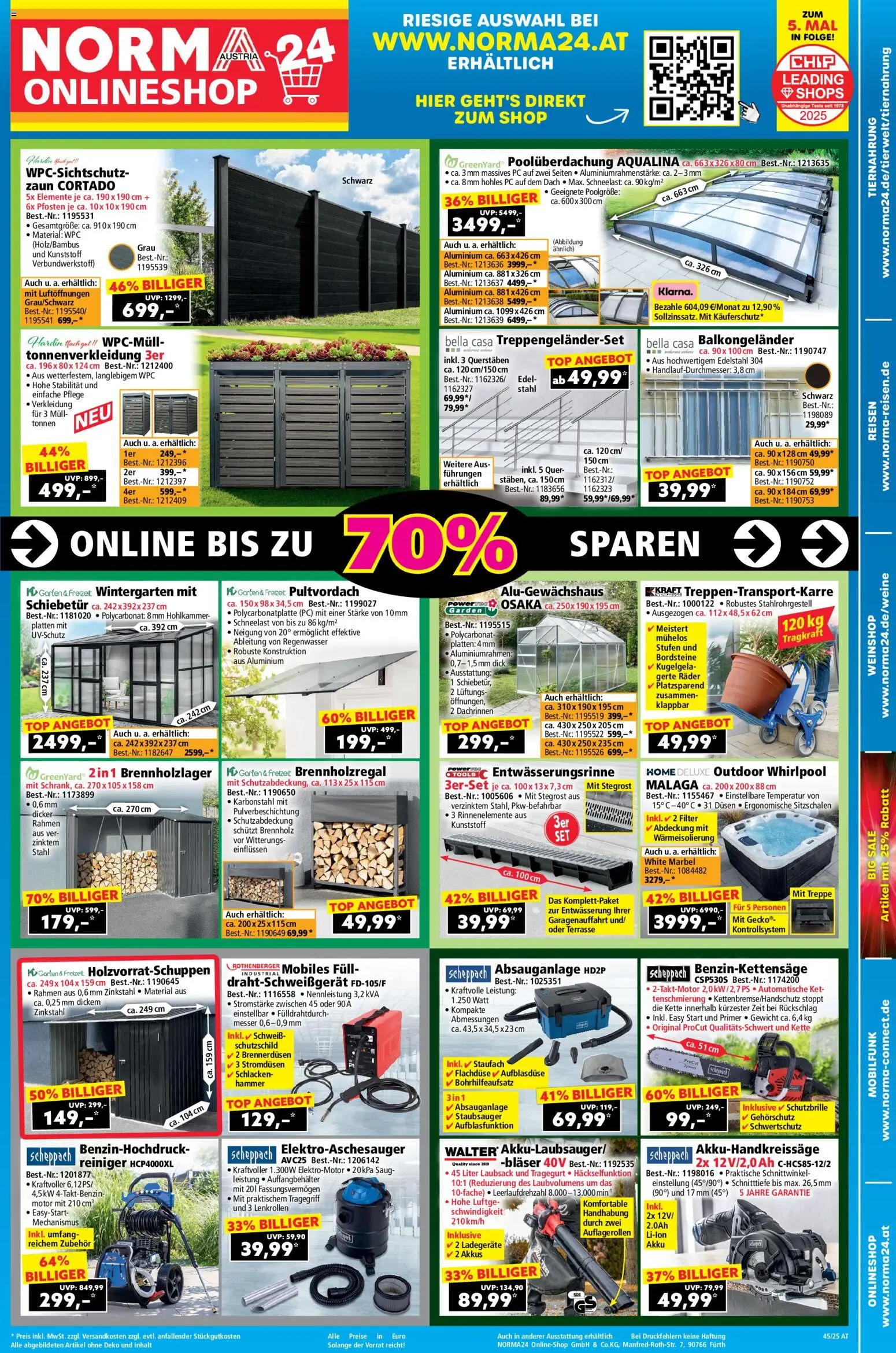 Norma Online shop gültig ab 02.11.2025 | Seite: 1 | Produkte: PC, Gewicht, Staubsauger