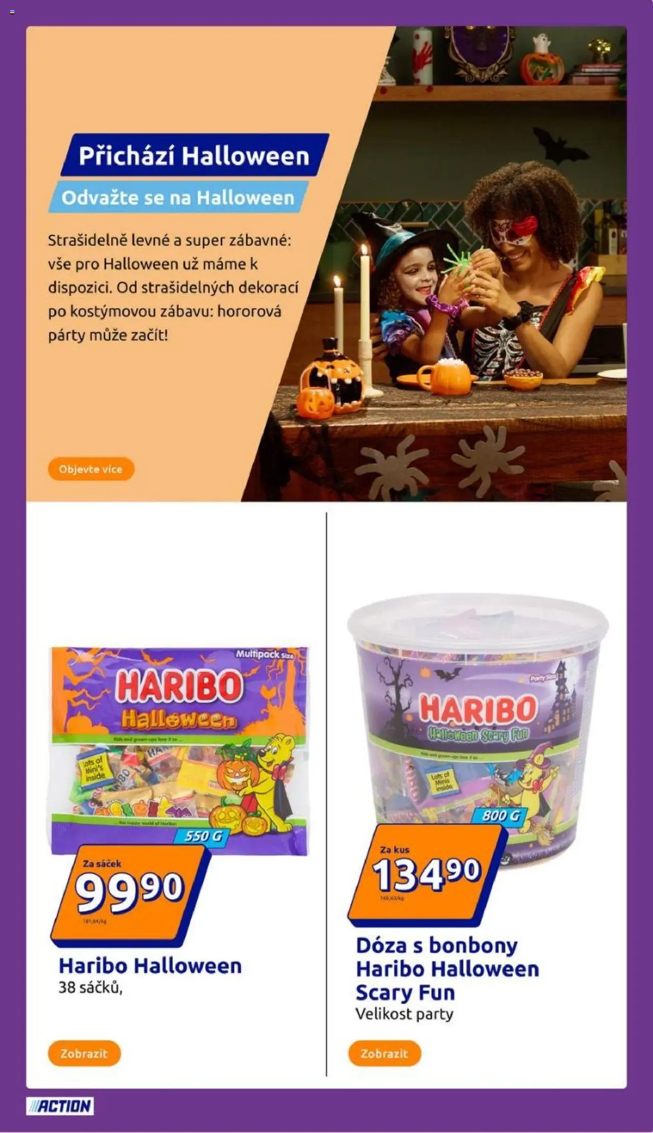 Action leták od 01.10.2025 | Strana: 19 | Produkty: Dóza, Haribo, Bonbóny, Sáček