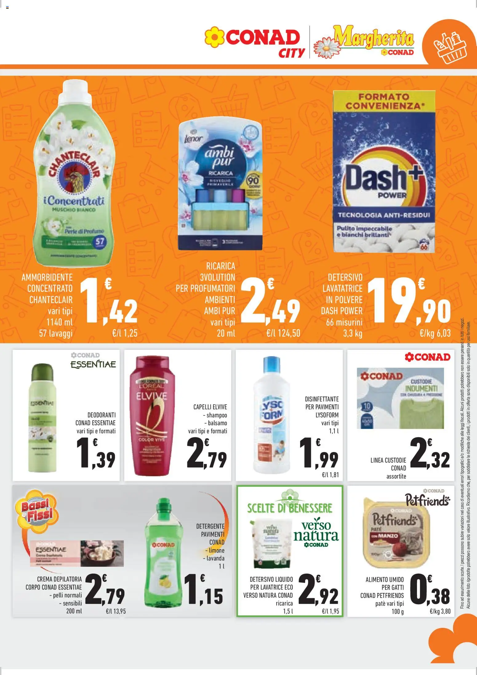 Volantino Conad del 08.04.2026 | Pagina: 13 | Prodotti: Shampoo, Crema, Ammorbidente, Lavanda