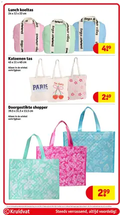 Kruidvat folder week 17 - Voorbeeld van een folder van Kruidvat, geldig van 20.04.2026 | Pagina: 99 | Producten: Tas, Kan, Gnocchi