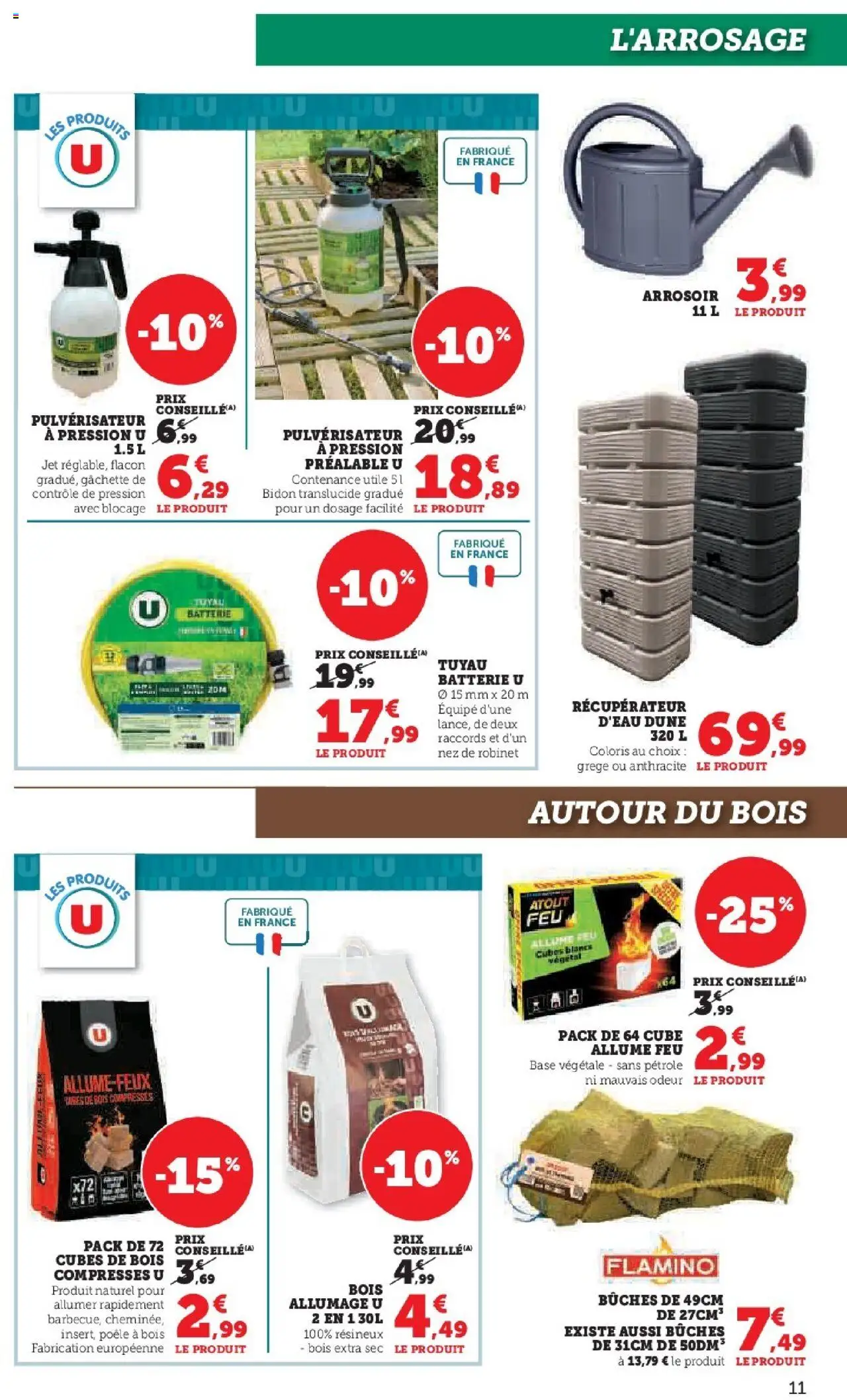  | Page: 11 | Produits: Allume feu, Tuyau, Batterie, Poêle à bois