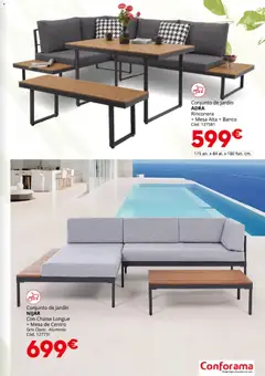 Vista previa Conforama Guía Jardín 2026 válido desde el 19.03.2026 | Página: 5 | Productos: Mesa, Mesa alta