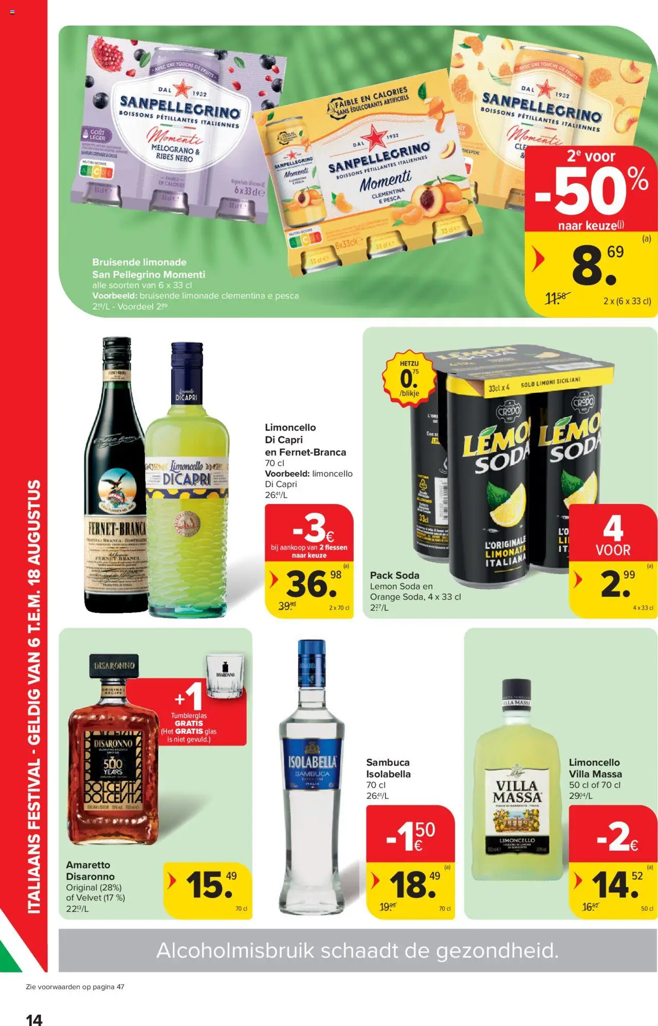  | Pagina: 14 | Producten: Limonade
