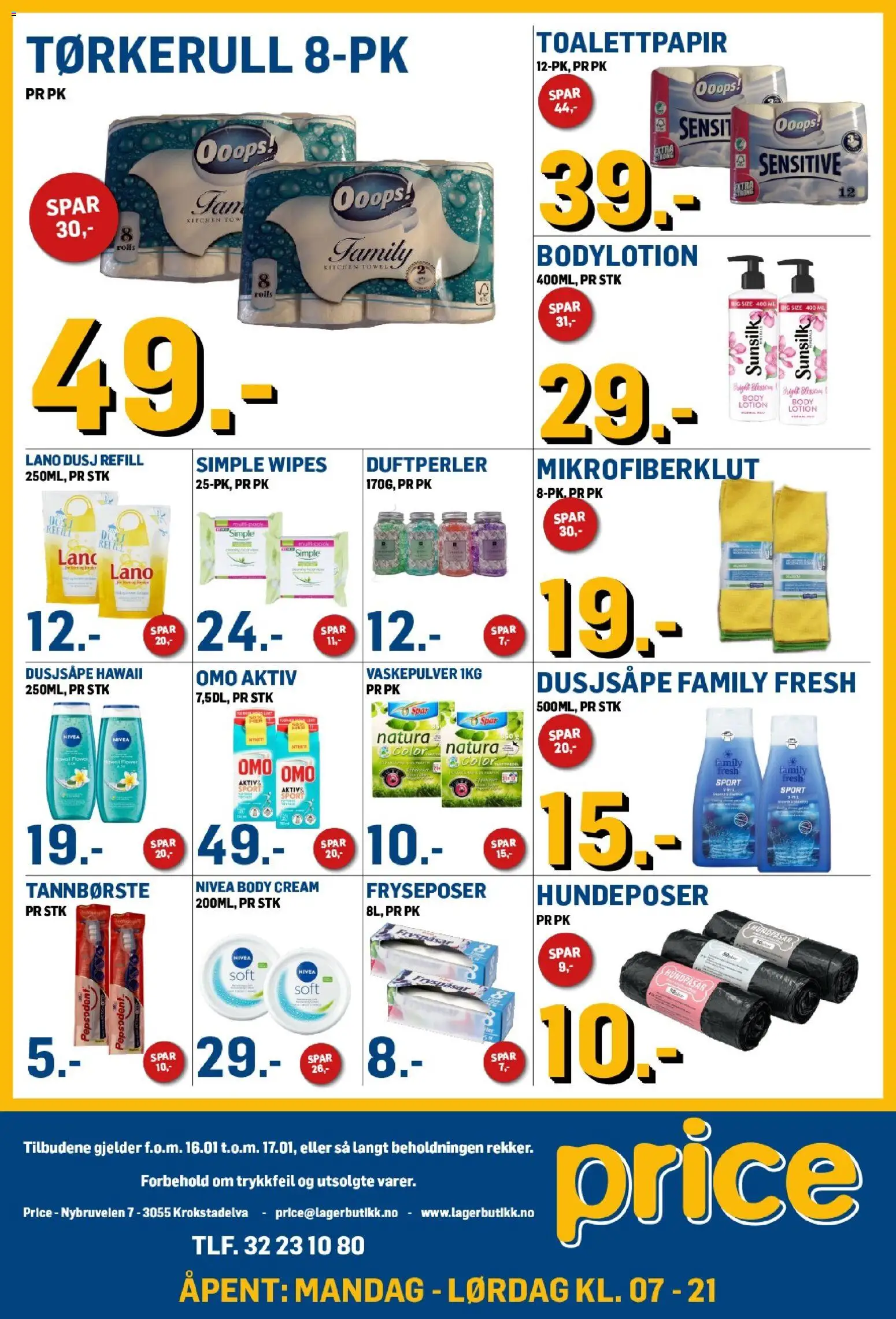 {H1} | Side: 4 | Produkter: Toalettpapir, Dusj, Tørkerull, Blouse