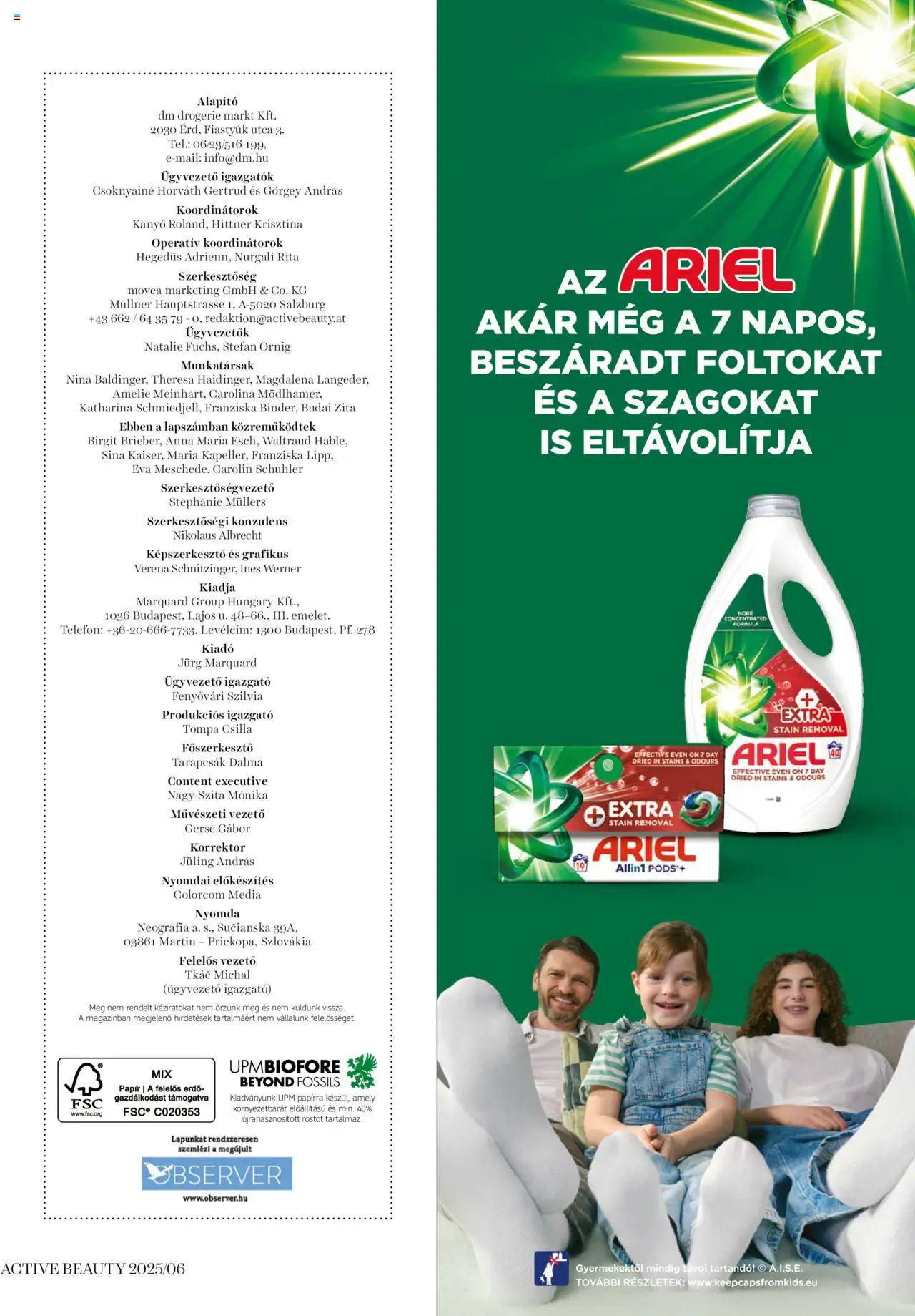 DM Drogerie Markt akciós ujság - amely érvényes a következő dátumtól: 19.06.2025 | Oldal: 99 | Termékek: Ariel, Korrektor
