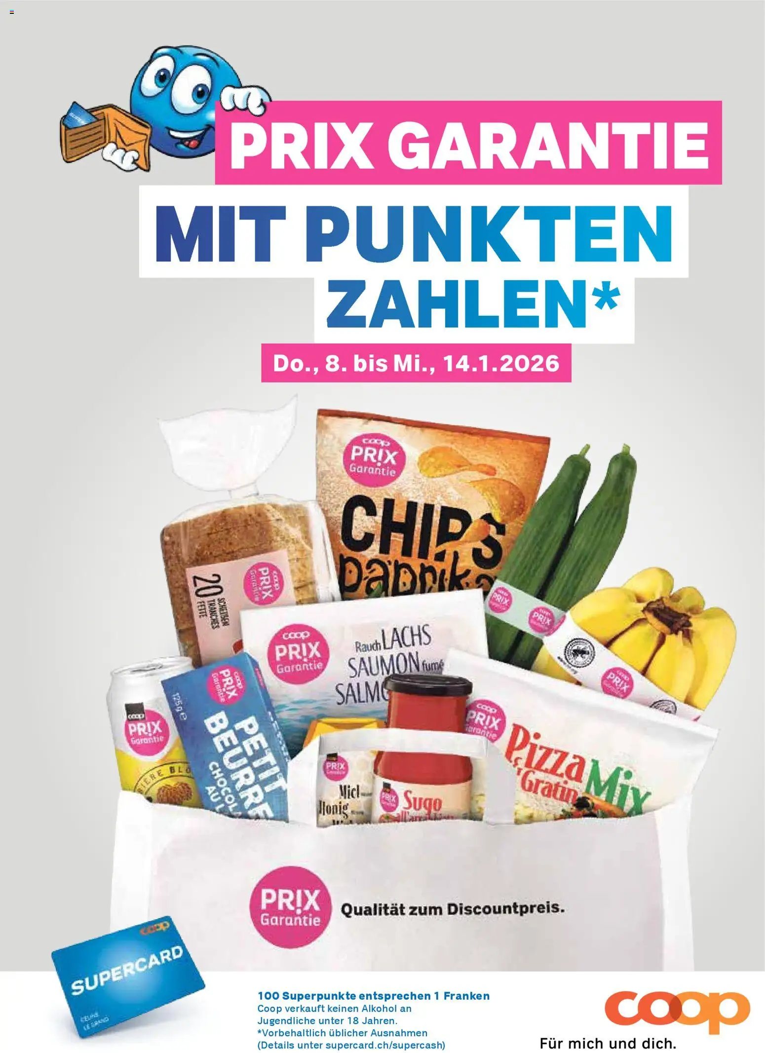 Coop Aktionen – gültig ab 08.01.2026 | Seite: 17 | Produkte: Lachs, Pizza, Chips