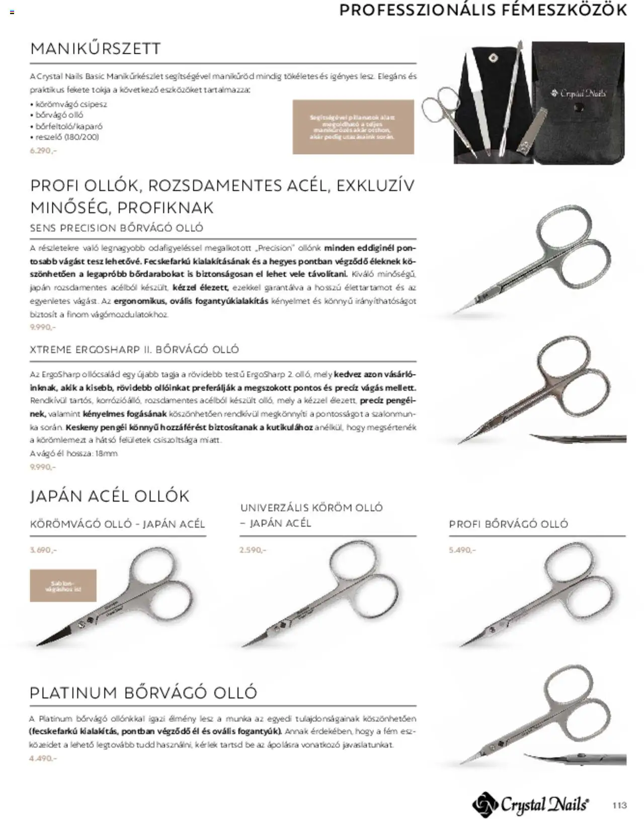Crystal Nails akciós ujság - amely érvényes a következő dátumtól: 01.03.2025 | Oldal: 113