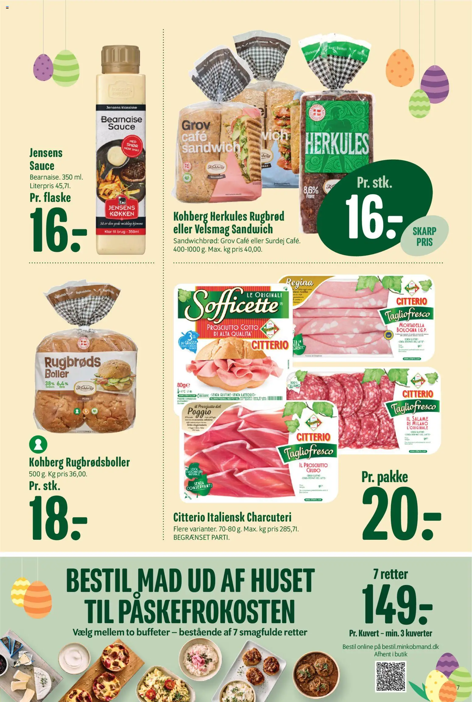 Min Købmand tilbudsavis – gyldig fra 20.03.2026 | Side: 7 | Produkter: Rugbrød