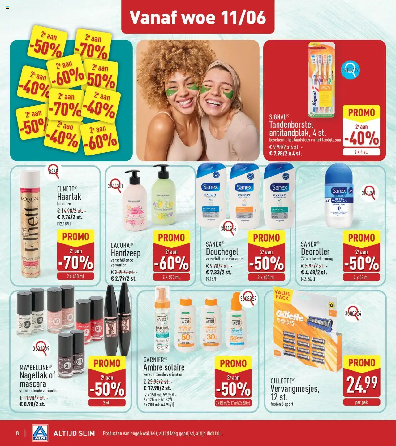  | Pagina: 8 | Producten: Handzeep, Nagellak, Douchegel, Tandenborstel