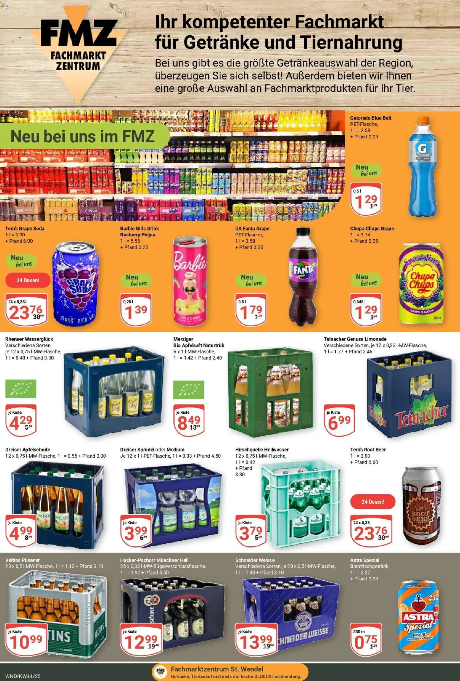Globus prospekt St. Wendel	 – gültig ab 26.10.2025 | Seite: 20 | Produkte: Astra, Limonade, Chips, Veltins