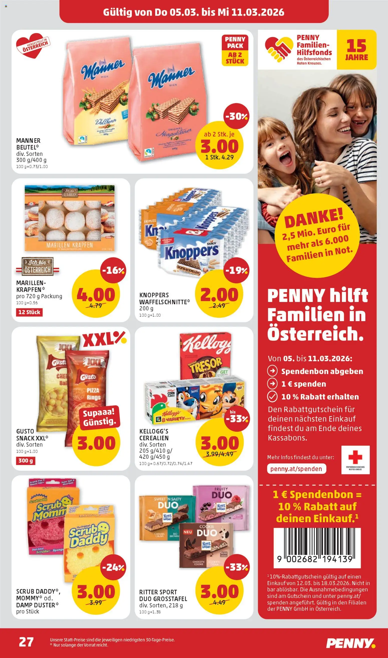 Penny Markt - Flugblatt gültig ab 05.03.2026 | Seite: 27 | Produkte: Pizza