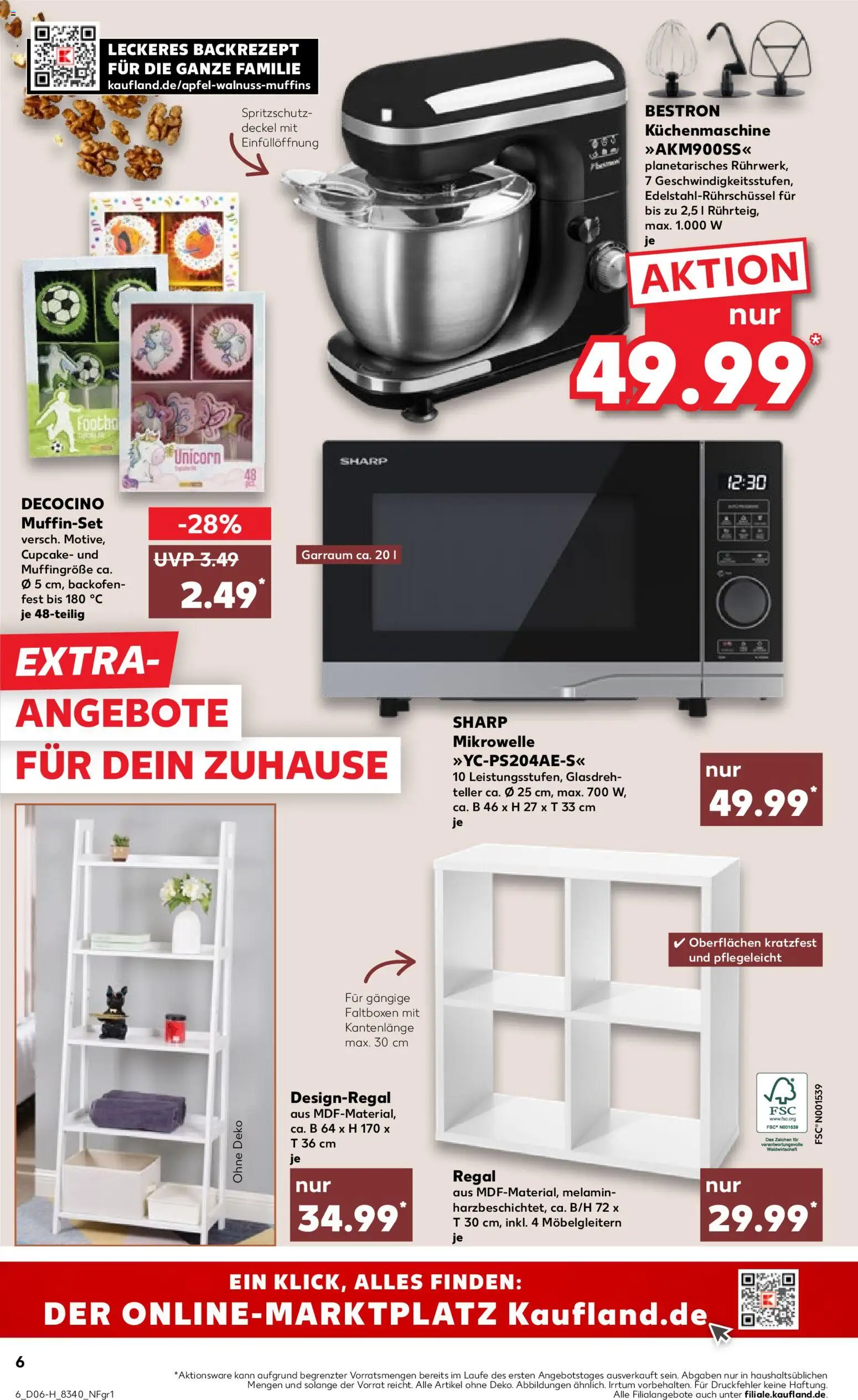 Kaufland prospekt Rostock	 – gültig ab 05.02.2026 | Seite: 6 | Produkte: Mikrowelle, Regal, Backofen