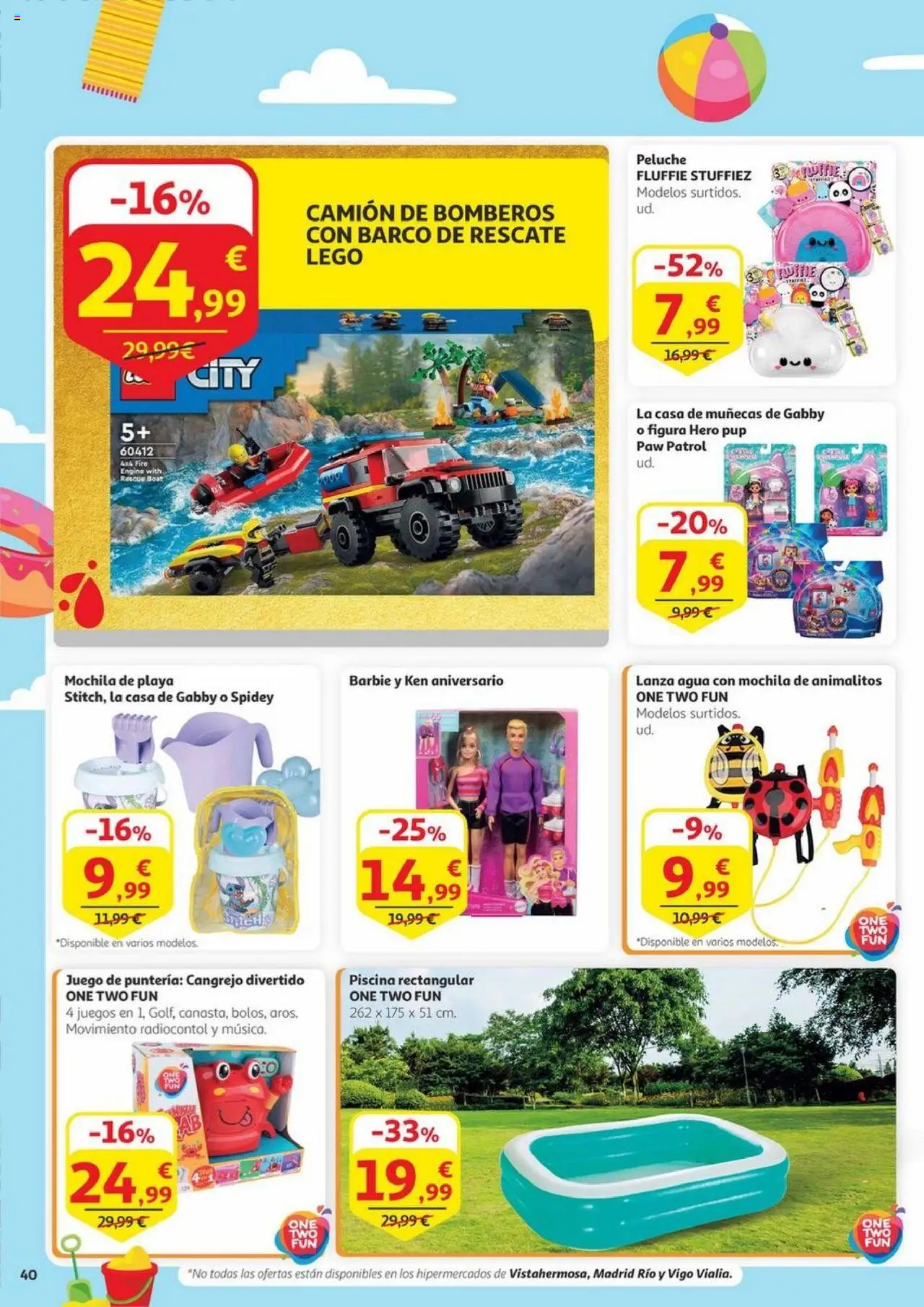 Alcampo -  Canarias │ válido desde el 17.06.2025 | Página: 40 | Productos: Mochila, Casa de muñecas