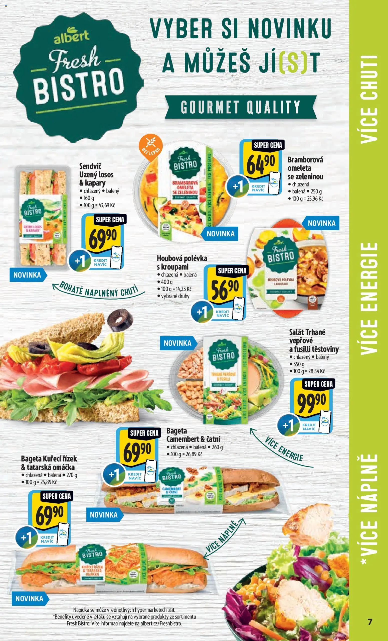 Albert leták - Hypermarket od 18.03.2026 | Strana: 15 | Produkty: Gourmet, Kapary, Bageta, Uzený losos