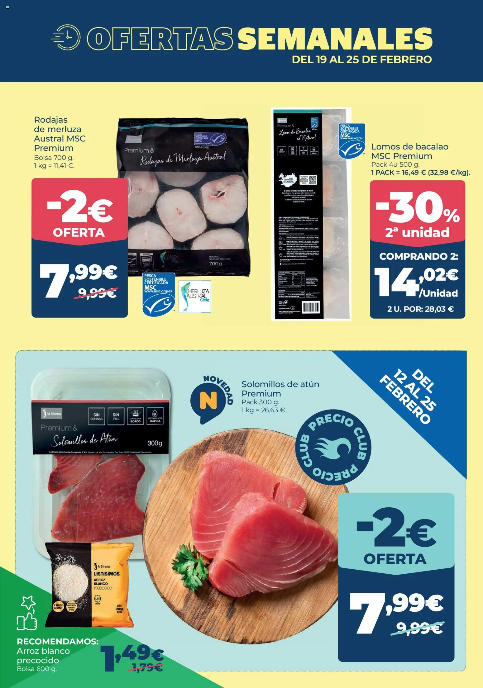 La Sirena folleto │ válido desde el 12.02.2026 | Página: 3 | Productos: Arroz, Monitor, Bolsa