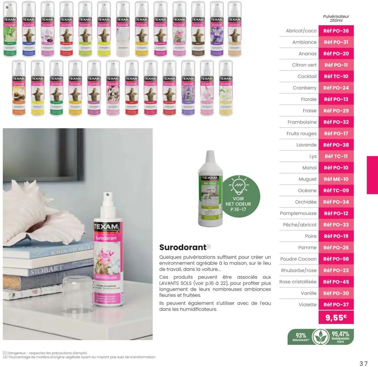 {H1} | Page: 37 | Produits: Citron vert, Fraise, Pamplemousse, Pomme