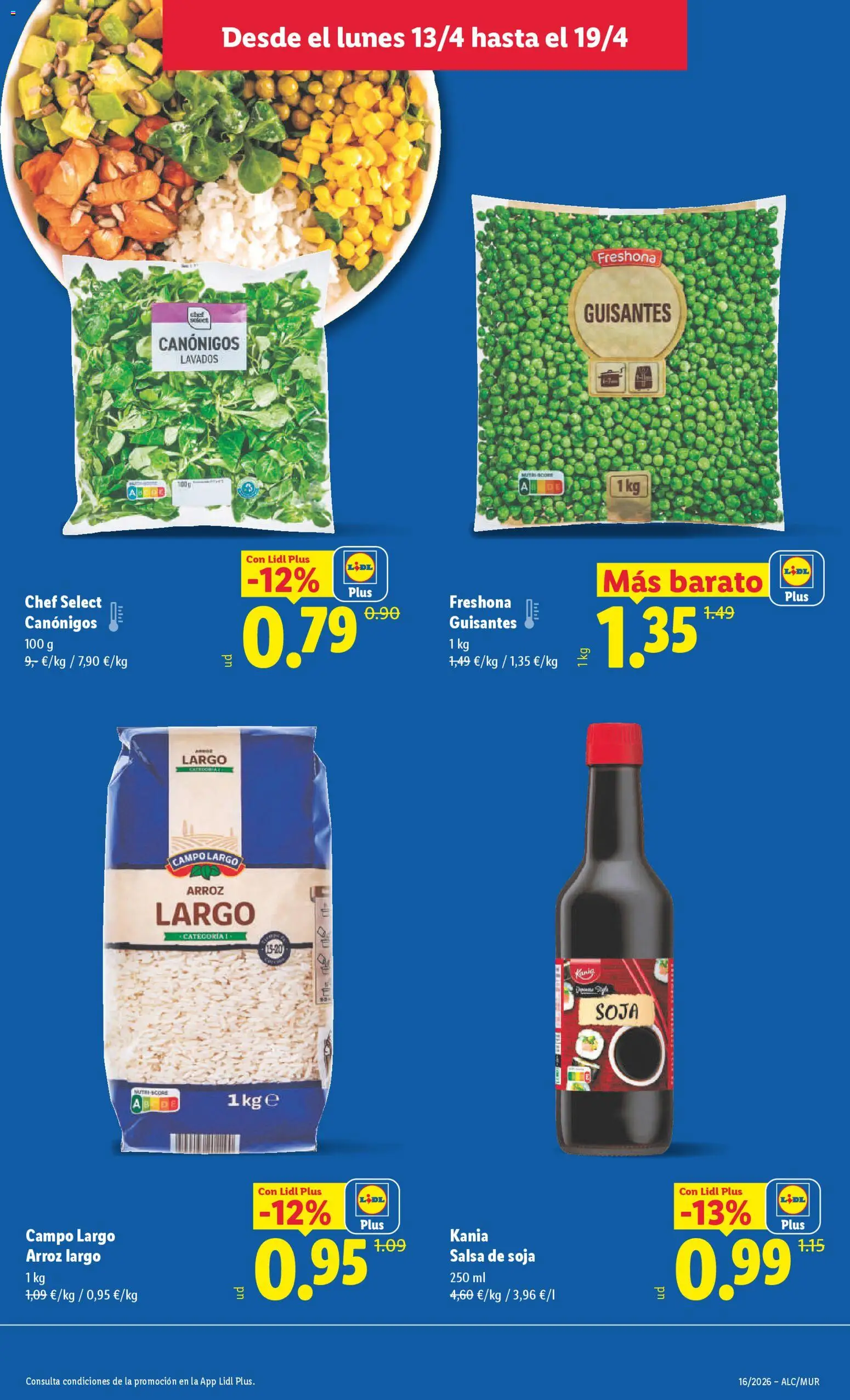 Lidl folleto │ válido desde el 13.04.2026 | Página: 19 | Productos: Arroz
