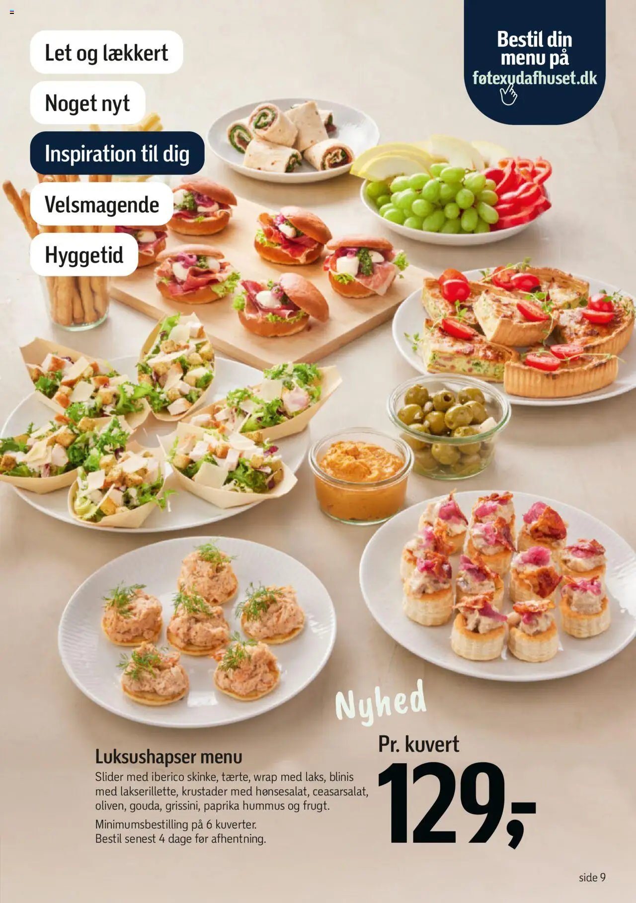 Føtex tilbudsavis – gyldig fra 23.12.2024 | Side: 9 | Produkter: Ost, Salat, Kartofler, Bacon