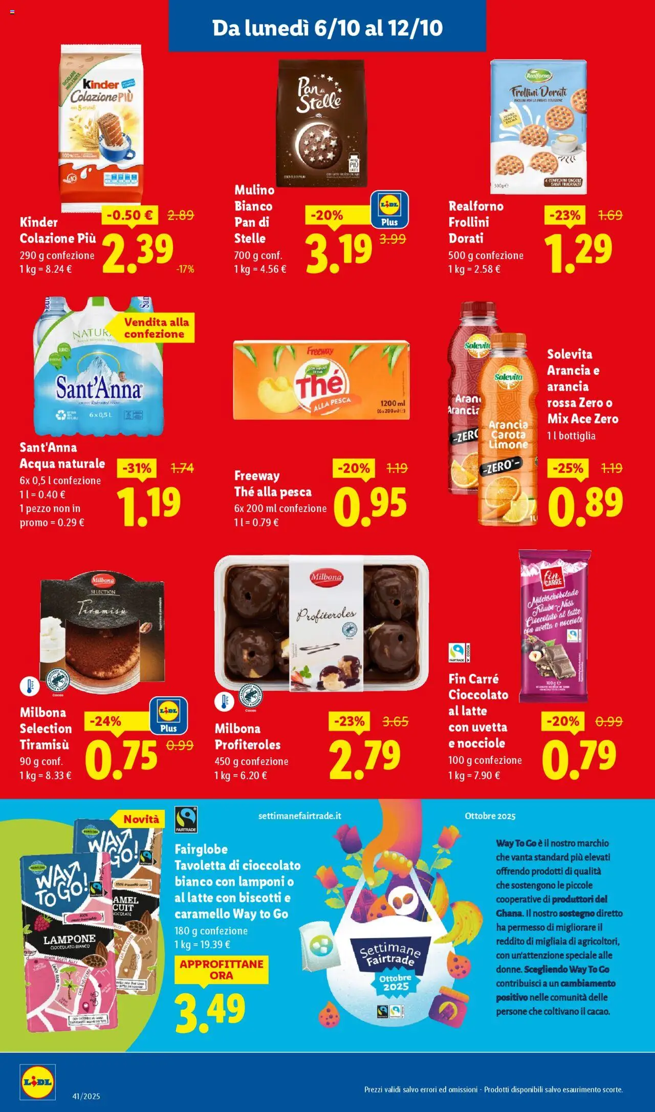 Volantino Lidl del 06.10.2025 | Pagina: 12 | Prodotti: Biscotti, Limone, Nocciole, Frollini