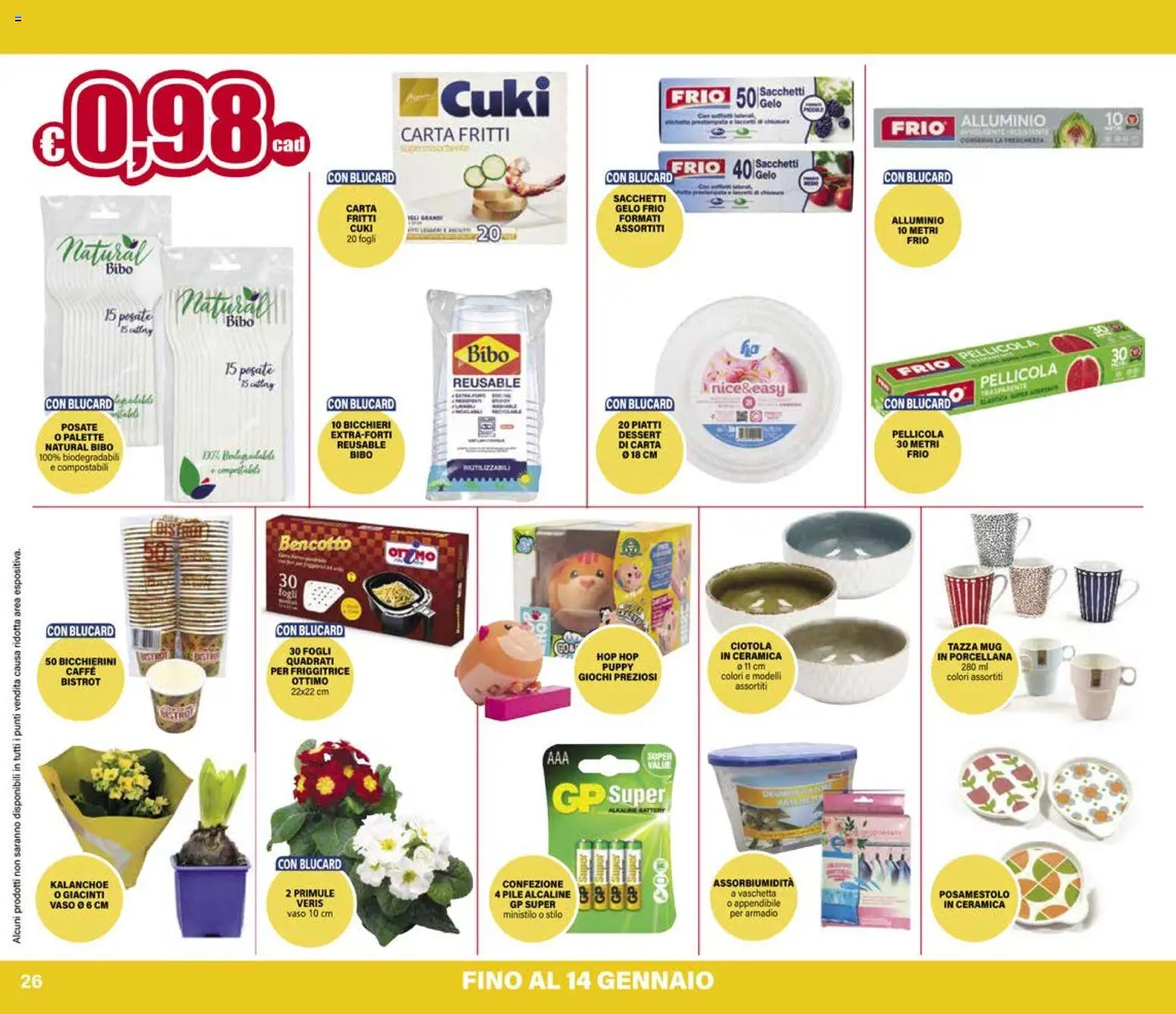 Volantino Il Gigante del 02.01.2026 | Pagina: 32 | Prodotti: Pile, Caffè, Pellicola, Friggitrice