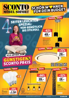 Sconto Leuchten     ab 13.10.2025 gültig