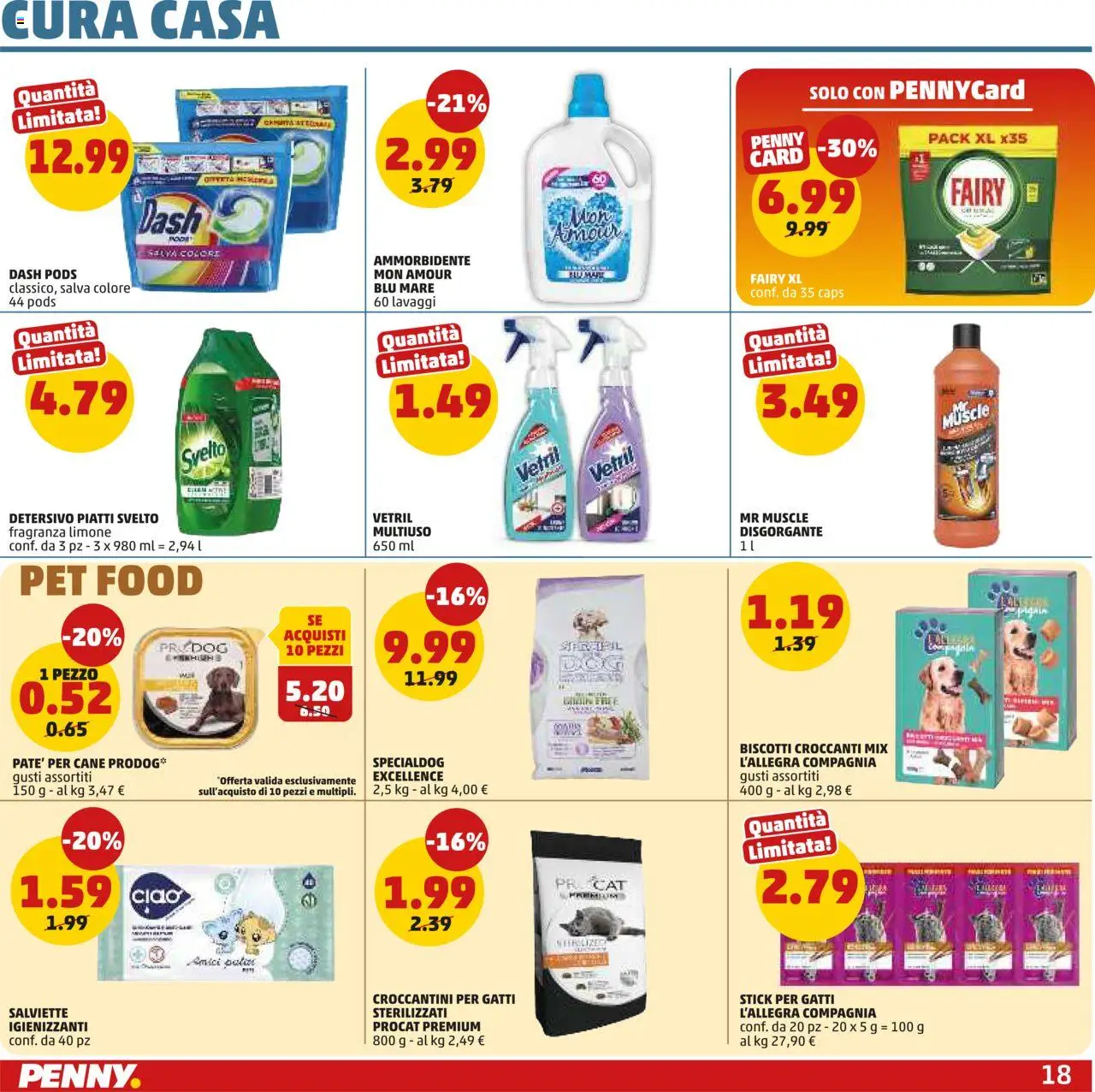Volantino PENNY del 28.08.2025 | Pagina: 18 | Prodotti: Ammorbidente, Biscotti, Limone, Fragranza
