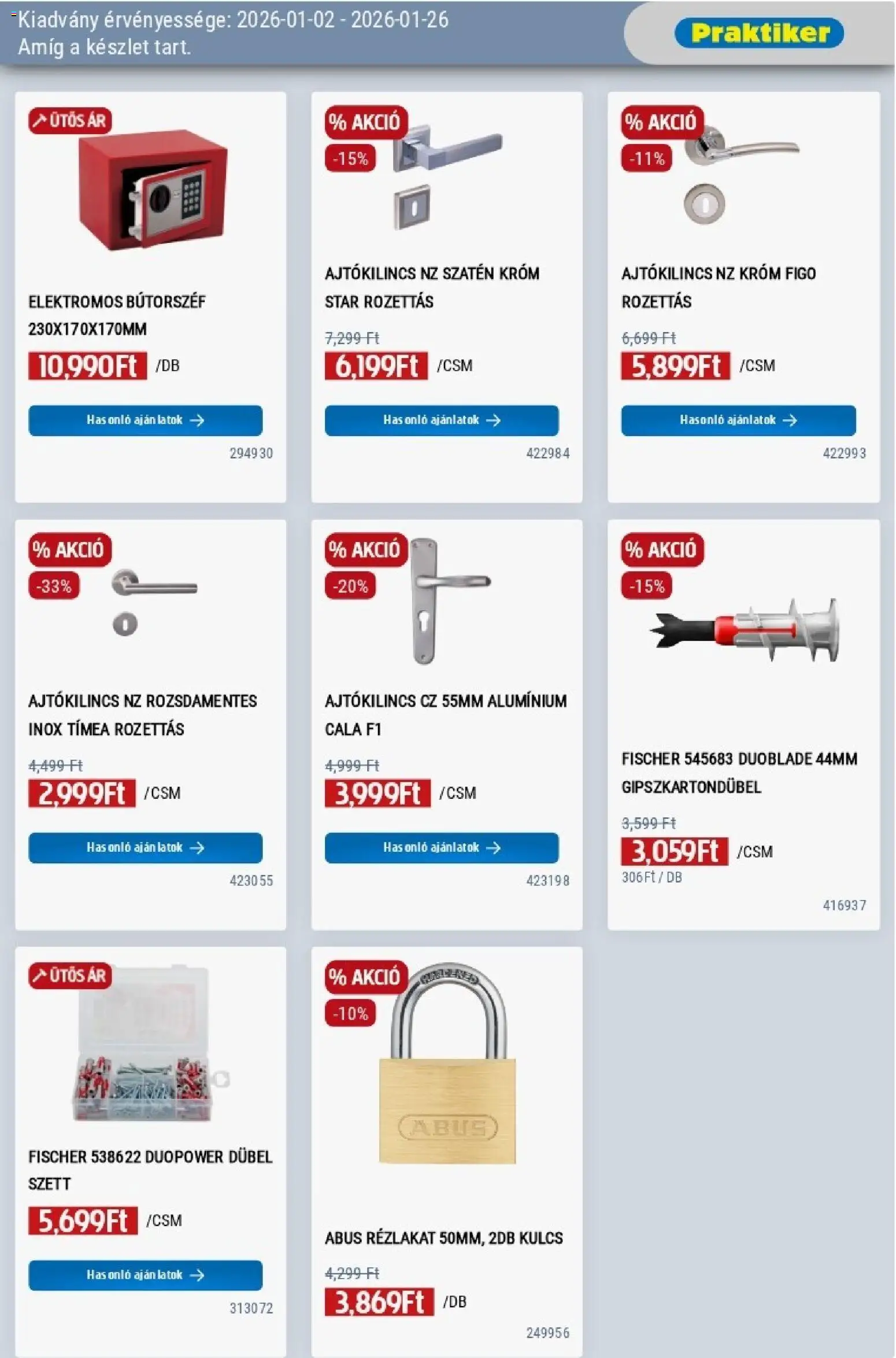 Praktiker akciós ujság - amely érvényes a következő dátumtól: 02.01.2026 | Oldal: 35