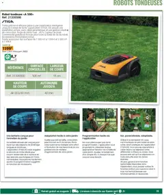 Gamm vert - Prévisualisation de Gamm vert catalogue valide à partir de 24.02.2026 | Page: 19 | Produits: Calendrier, Robot, Tondeuse, Batterie