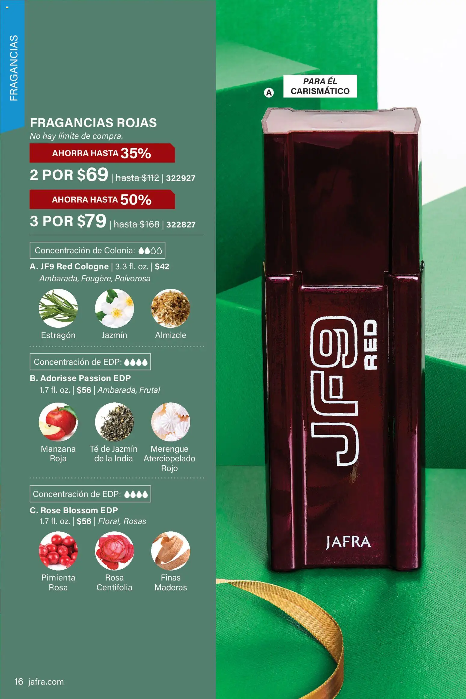 JAFRA folleto │ válido desde el 01.12.2025 | Página: 16 | Productos: Colonia, Manzana, Té