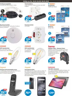 V-Markt Angebote ab 30.04.2026 gültig | Seite: 20 | Produkte: Lenovo, Batterien, Batterie, Smartphone