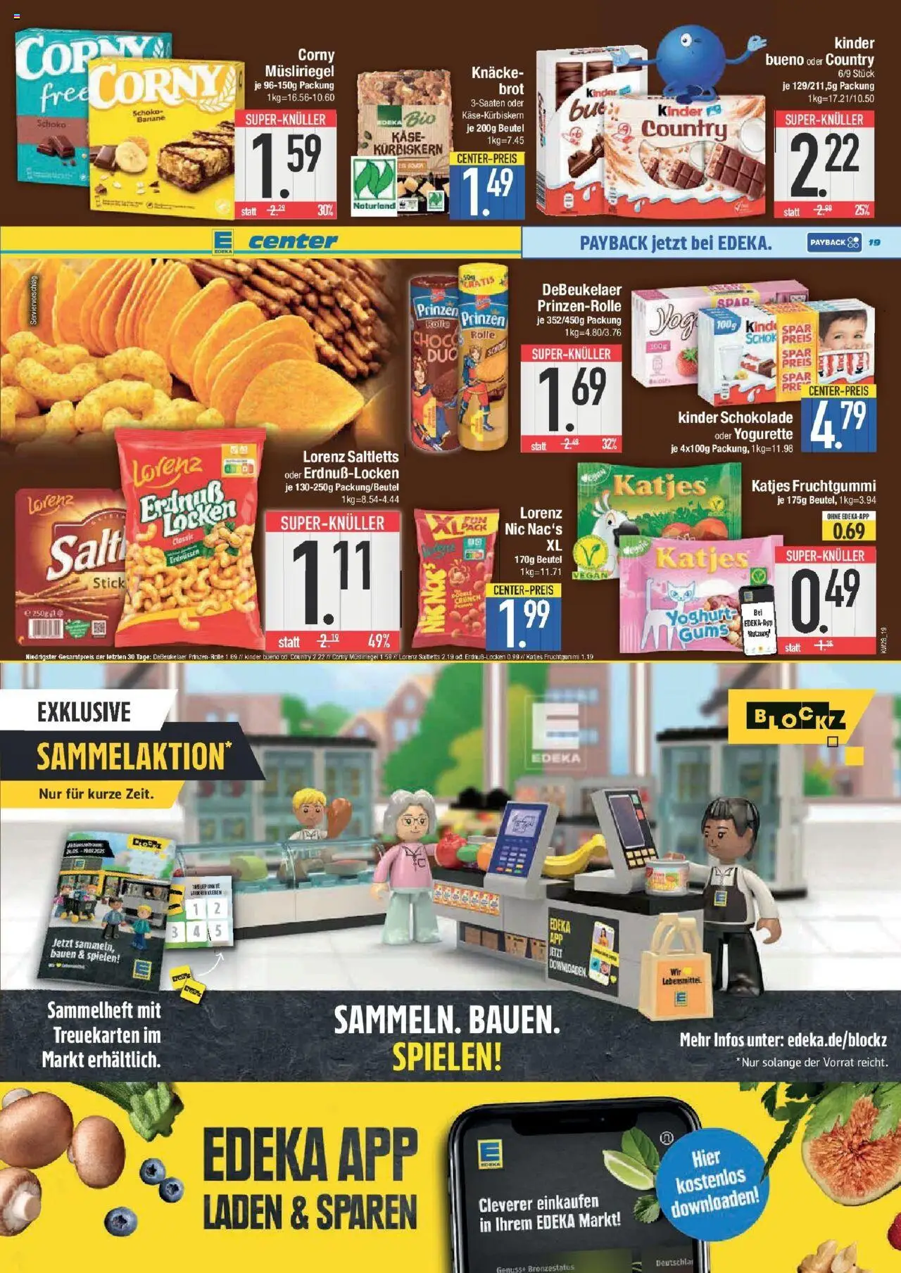Edeka prospekt Ingolstadt	 - gültig ab dem 06.07.2025 | Seite: 19 | Produkte: Kinder schokolade, Käse, Schokolade, Katjes