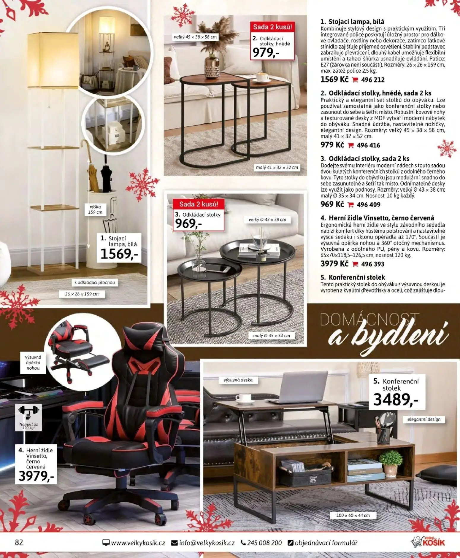 Velký Košík katalog listopad 2025 od 01.11.2025 | Strana: 82 | Produkty: Kabel, Konferenční stolek, Police, Desky
