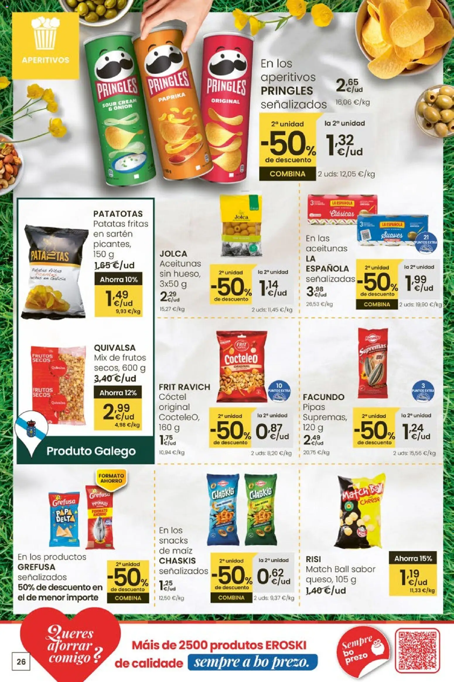 Eroski Quieres ahorrar conmigo │ válido desde el 16.04.2026 | Página: 26 | Productos: Frutos secos