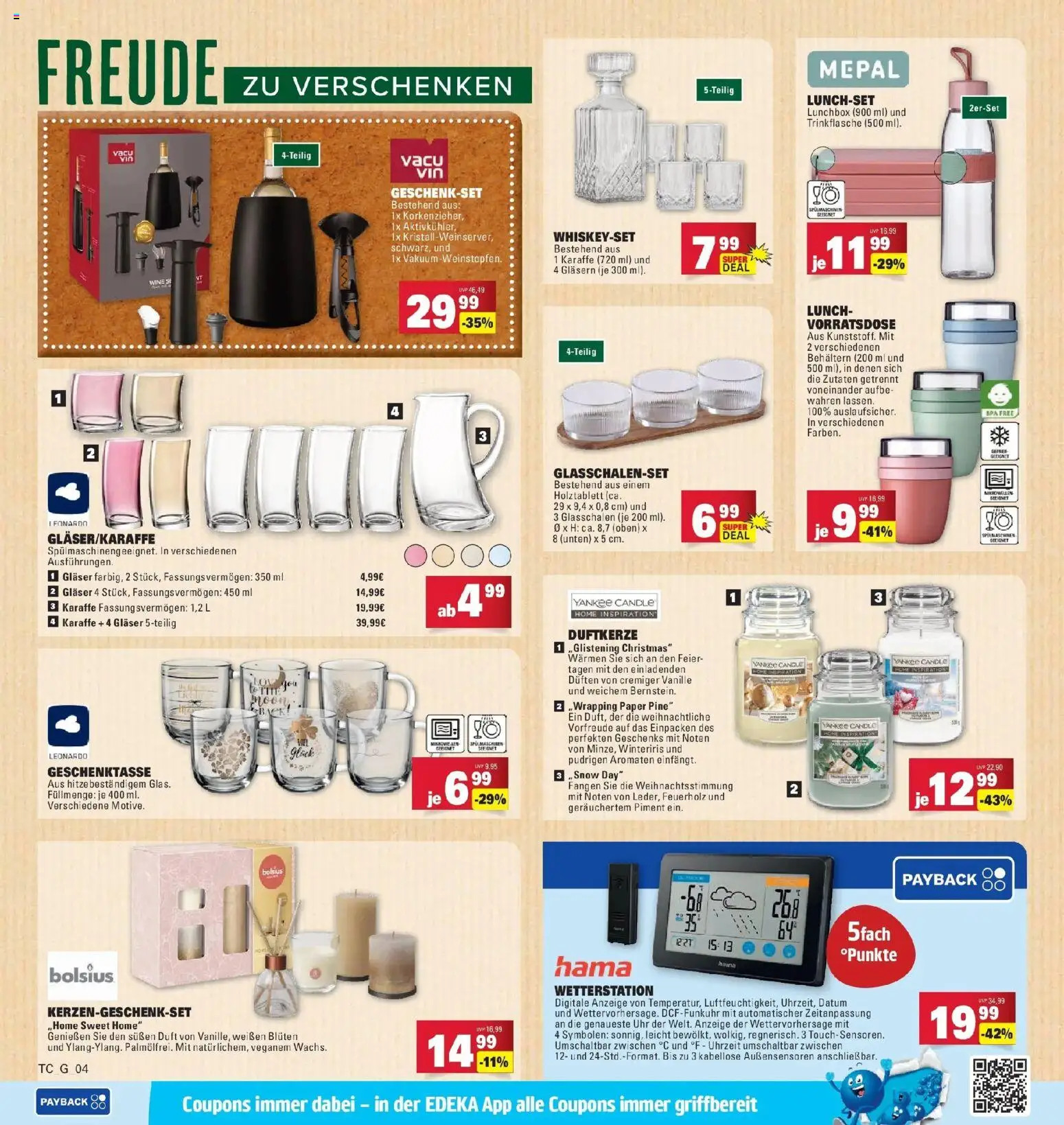 Edeka prospekt Wörth Am Rhein	 – gültig ab 14.12.2025 | Seite: 56 | Produkte: Wetterstation, Duft, Whiskey, Uhr