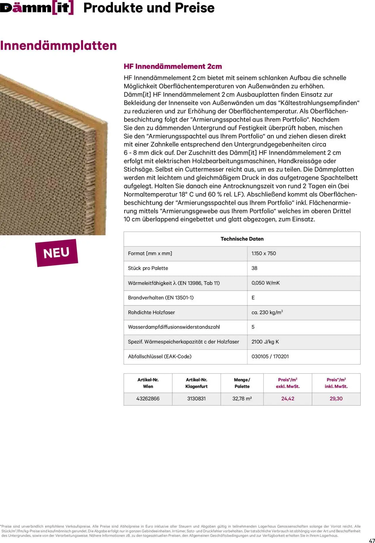 Lagerhaus Dämm[it] Katalog 2025 gültig ab 08.01.2025 | Seite: 47 | Produkte: Bekleidung