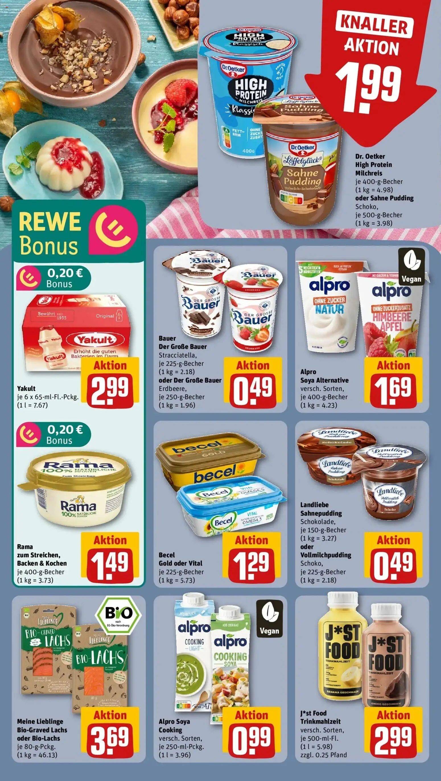 Rewe prospekt Bestensee	 – gültig ab 22.02.2026 | Seite: 13 | Produkte: Rama, Becel, Zucker, Sahne