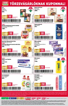 COOP Akciós újság - amely érvényes a következő dátumtól: 29.01.2026 | Oldal: 8 | Termékek: Hajhab, Csokoládé, Fogkrém, Mosogatószer