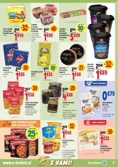 E.leclerc katalog akcije – veljaven od 05.11.2025 | Stran: 21 | Izdelki: Tuna, Polenta, Riz, Testenine