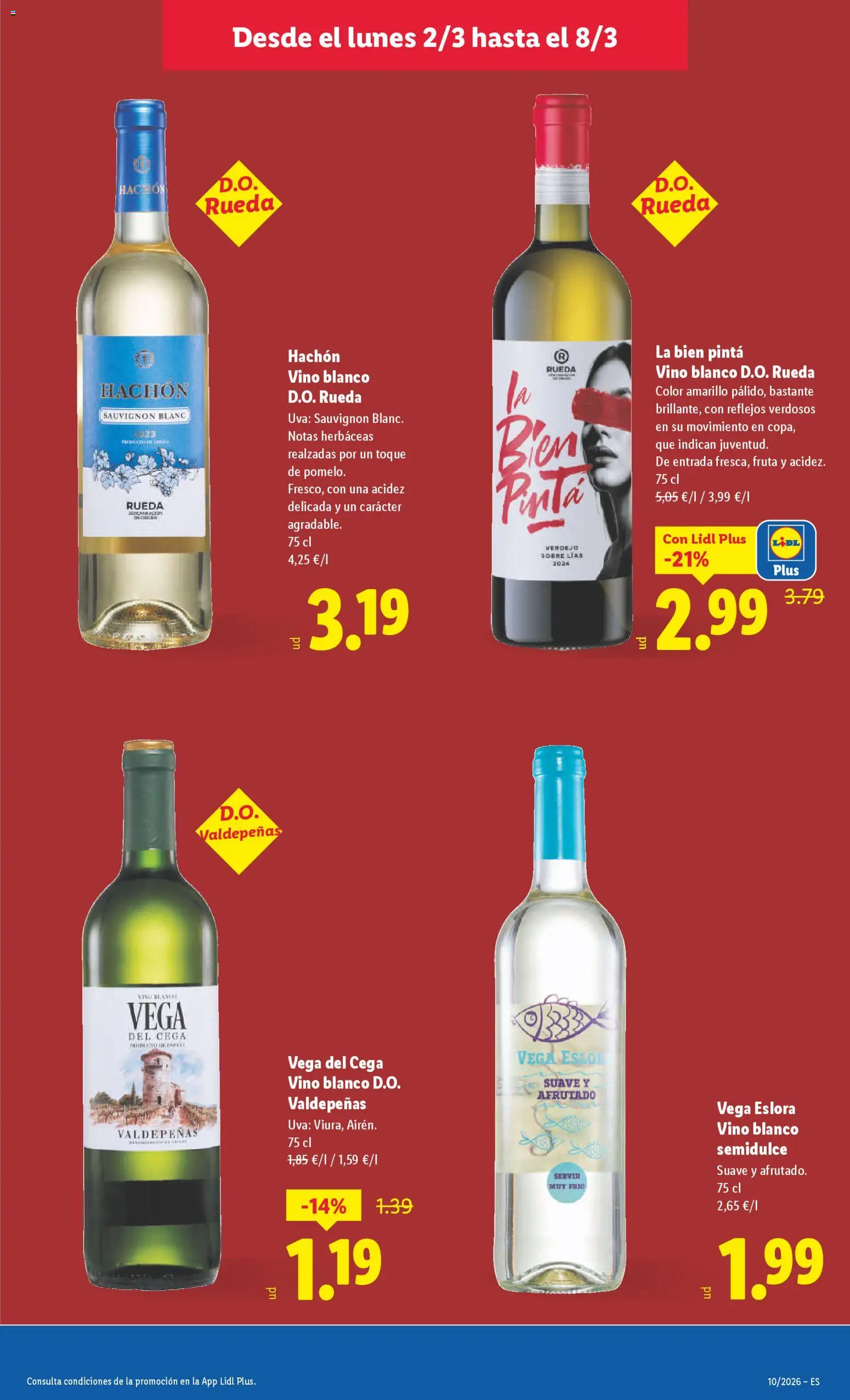 Lidl folleto │ válido desde el 02.03.2026 | Página: 19 | Productos: Vino