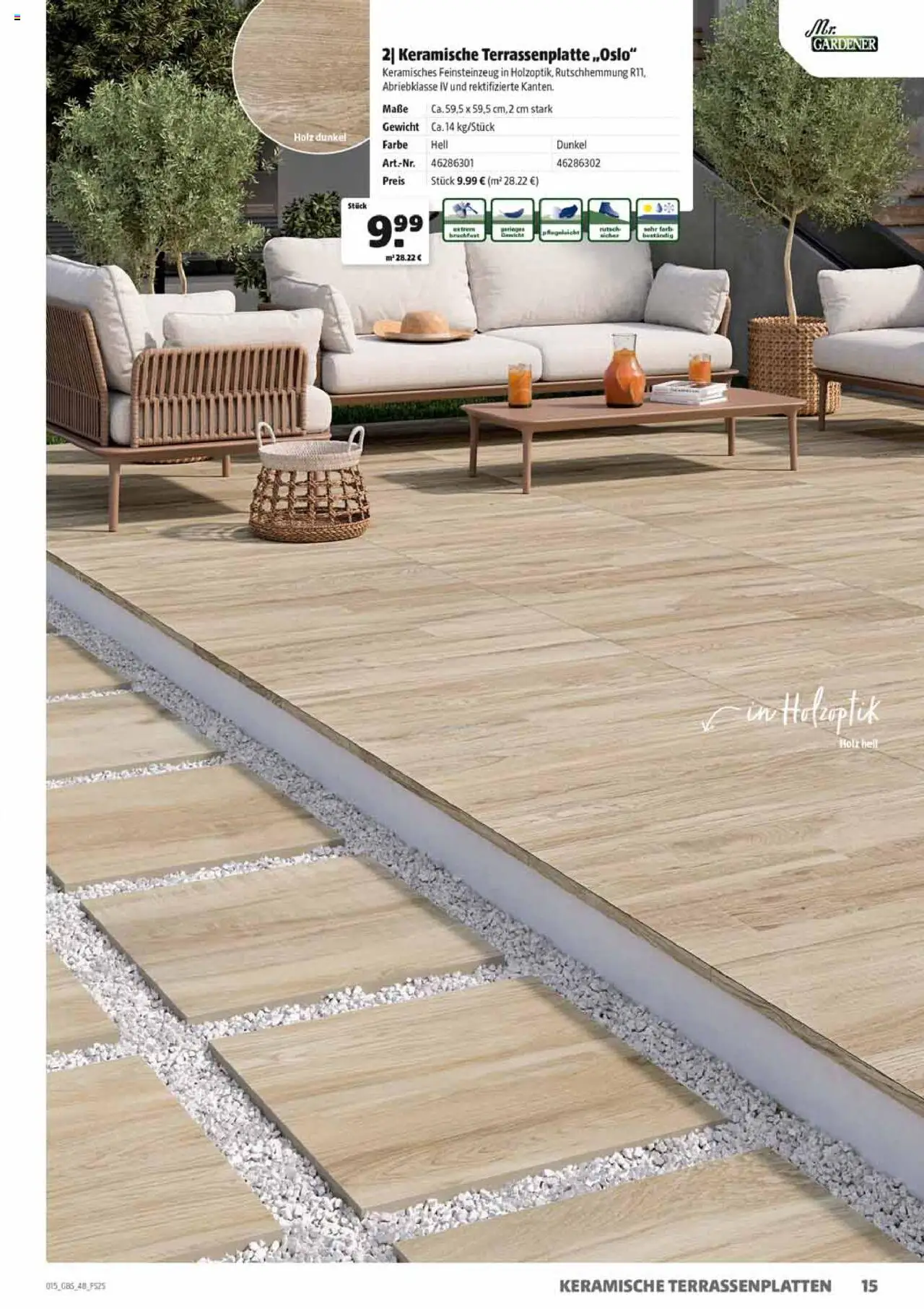 HERKULES Gartenbaustoffe - gültig ab dem 28.07.2025 | Seite: 15 | Produkte: Gewicht