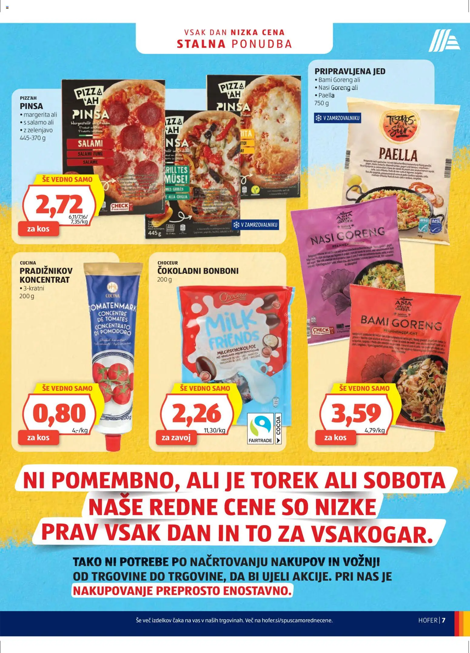Hofer SI katalog | vrijedi od 08.04.2026 | Stranica: 7 | Proizvodi: Pizza