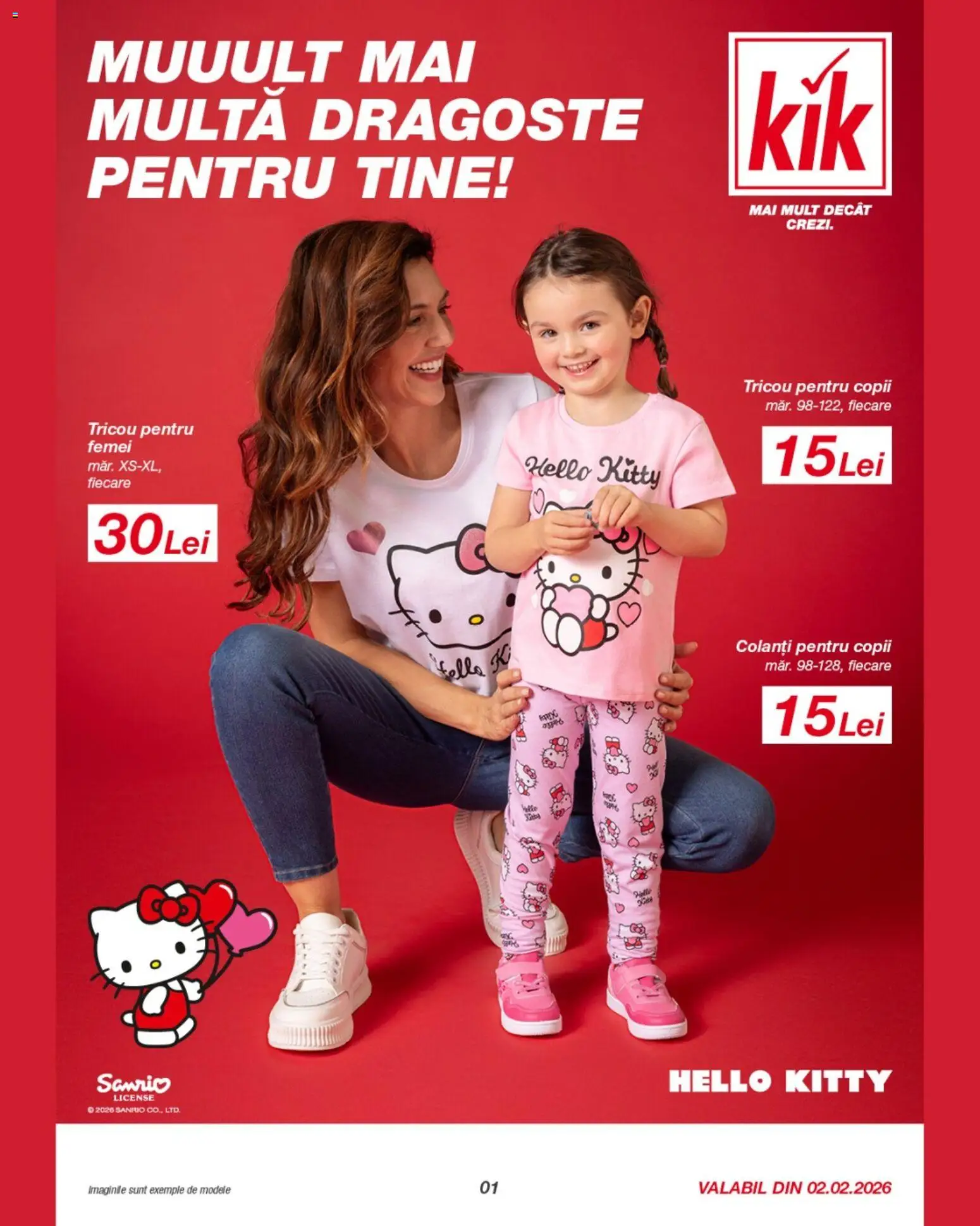Noul catalog Kik – valabil de la 02.02.2026 | Pagină: 1 | Produse: Tricou, Colanți