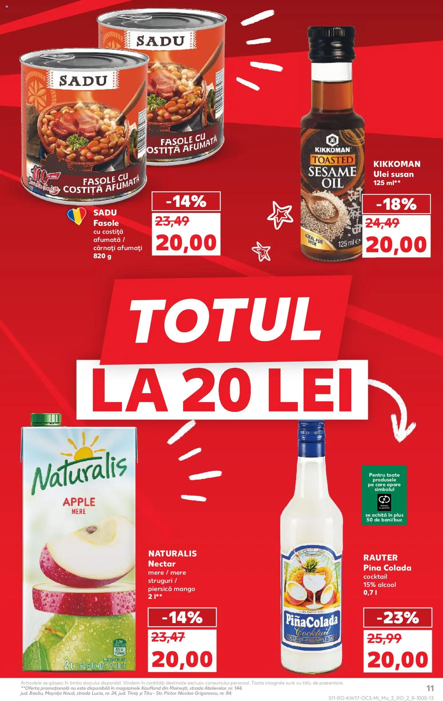 Noul catalog Kaufland – valabil de la 22.04.2026 | Pagină: 11 | Produse: Apple, Mere, Cocktail, Cârnați
