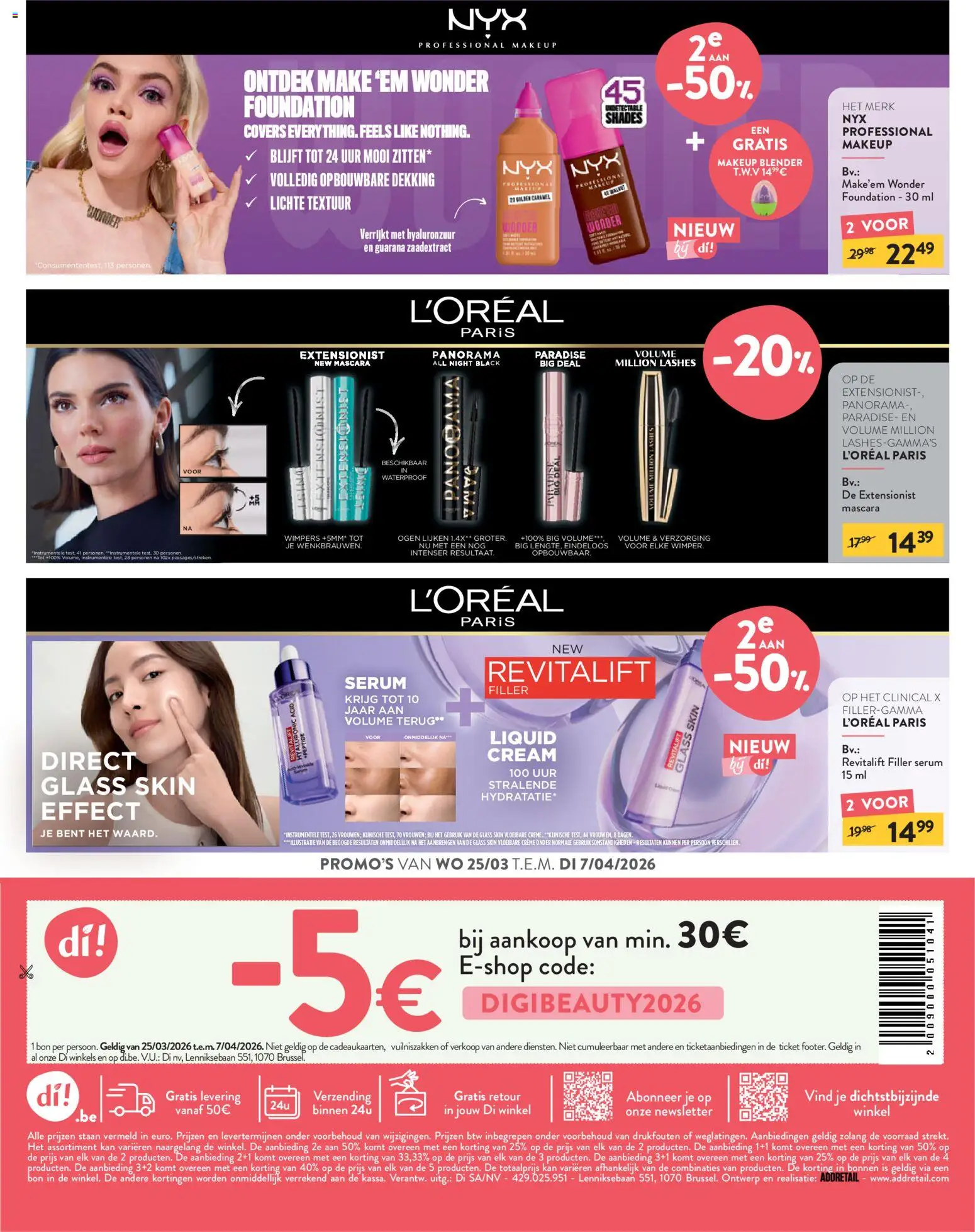 {H1} | Pagina: 6 | Producten: Mascara, Crème, Foundation, Kan