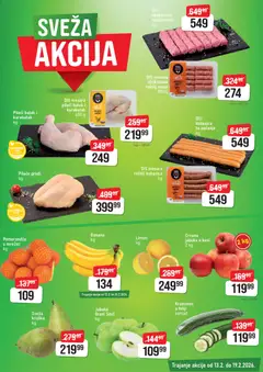 Super DIS nedeljna akcija - pregled Super DIS kataloga - važi od 13.02.2026 | Strana: 3 | Proizvode: Pileće grudi, Pileće meso, Pomorandza, Roštilj