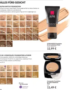 AVON Katalog April 2026 ab 01.04.2026 gültig | Seite: 60 | Produkte: Puder, Finish, Foundation