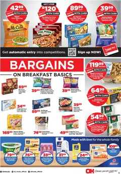 OK Foods specials catalogue – valid from 25.02.2026 | Page: 5 | Products: Frozen vegetables, Cheese, Pizza, Chips