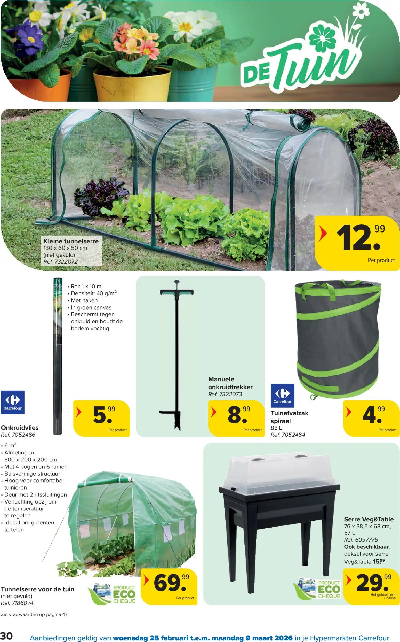 {H1} | Pagina: 30 | Producten: Haken, Canvas, Groenten