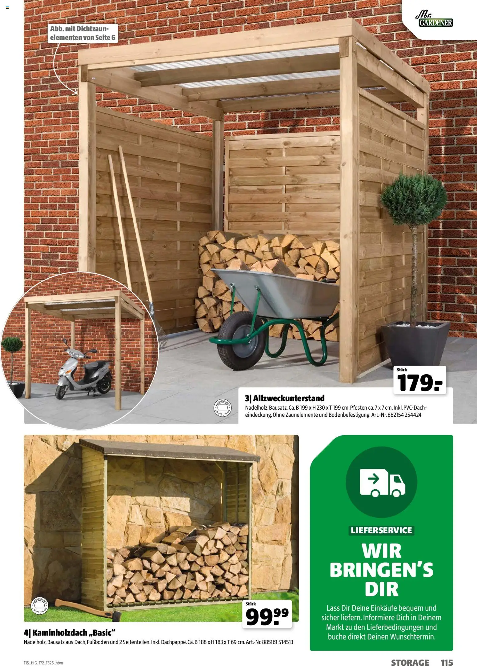 Hagebau Gartengestaltungsortiment – gültig ab 02.03.2026 | Seite: 115